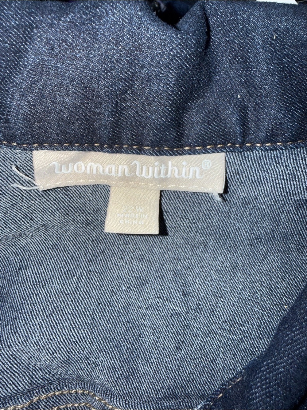 Woman Within Indigo Stretch Denim Jeans